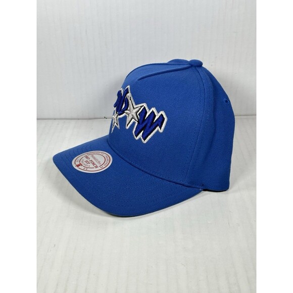 Mitchell & Ness Orlando Magic NBA Upside Down Snapback HWC Hat Cap Blue OSFA - Picture 3 of 5